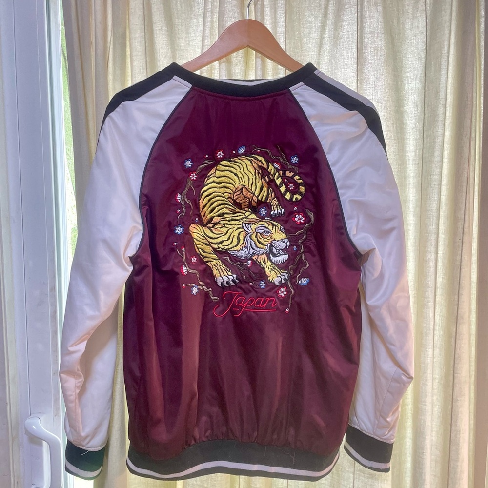 Cotton on red tiger jacket